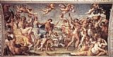 Annibale Carracci Canvas Paintings - Triumph of Bacchus and Ariadne